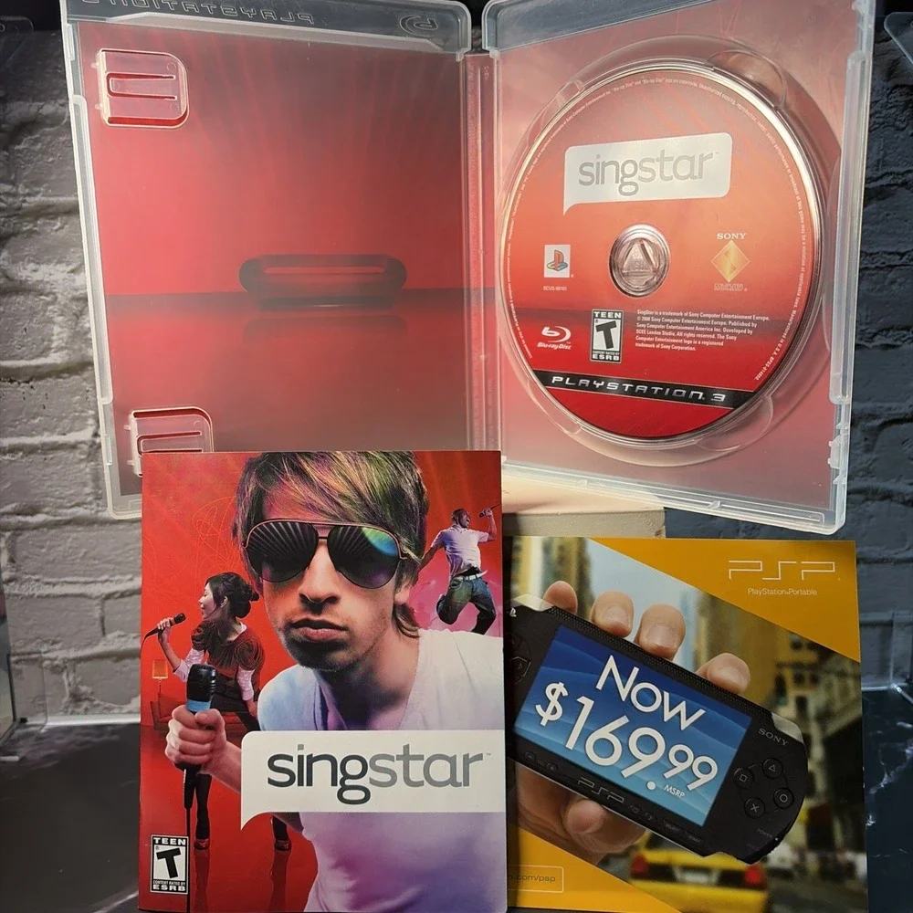 SingStar Sony PlayStation 3 - Mint -‎ CIB - PS3